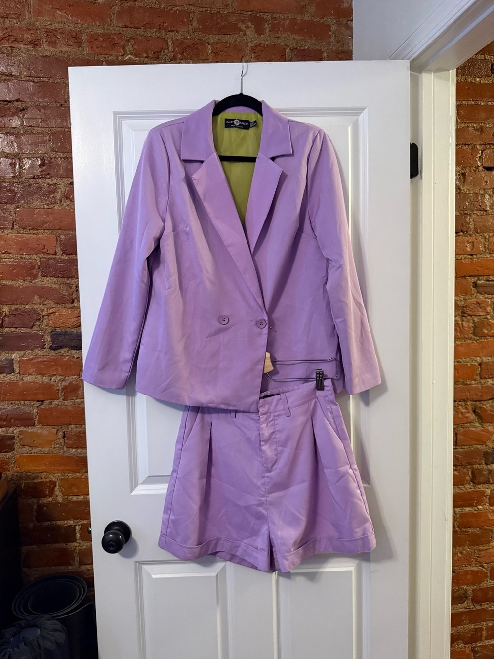 Lilac Blazer & Shorts Set - Picture 1 of 7
